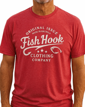 fish hook t-shirt