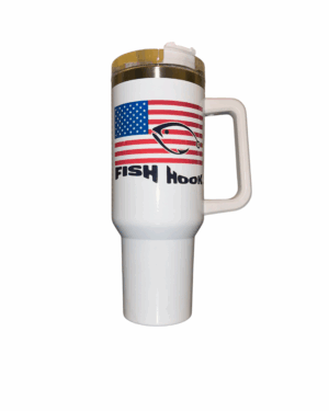 fish hook mug patriot 40oz