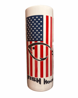 fish hook tumbler 20oz american flag